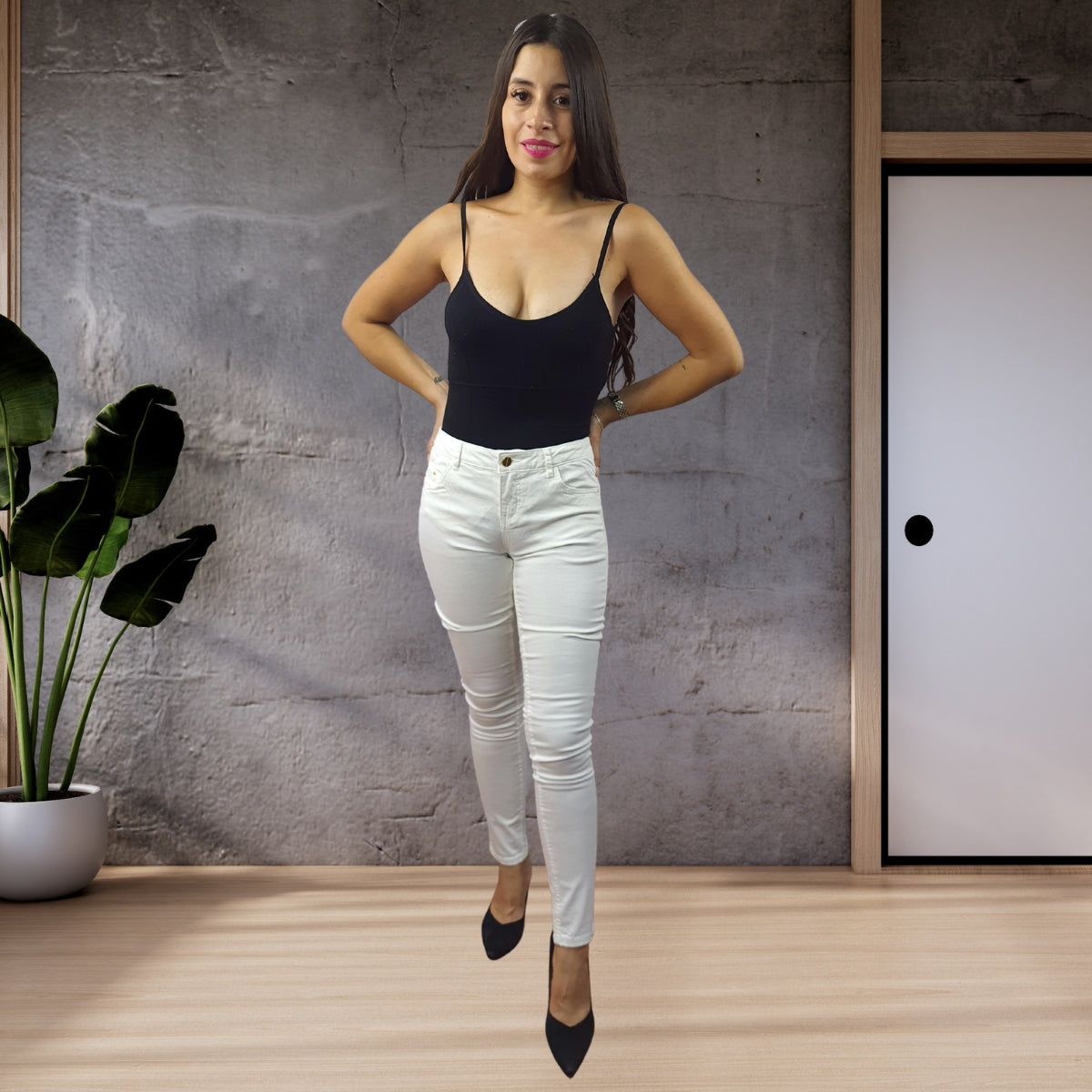 Jeans Vero Moda Blanco Style EC WARSAW X-SLIM JEANS(TP)