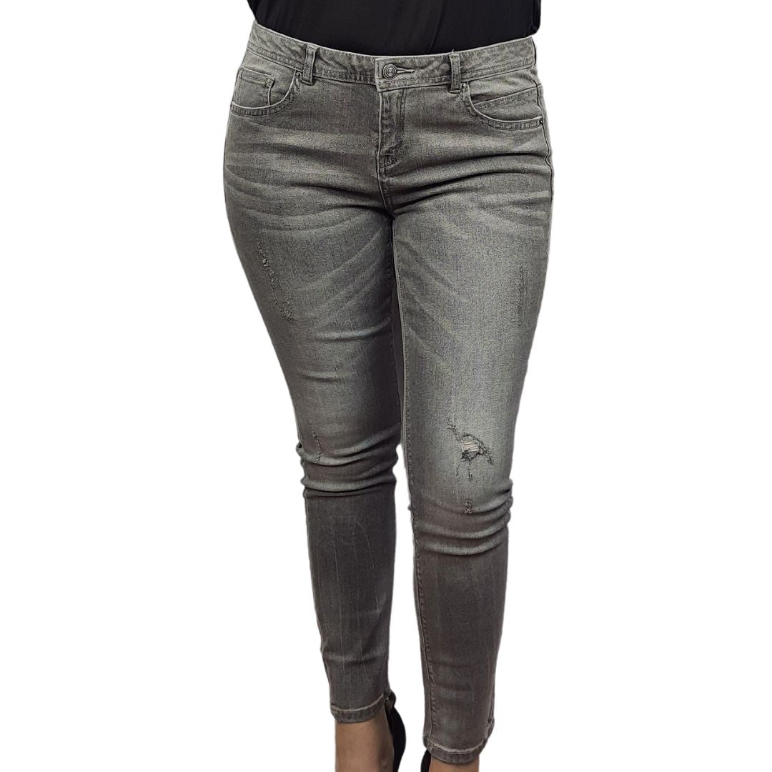 Jeans Vero Moda Gris Style EVE 9/10 X-SLIM JEANS(NL)