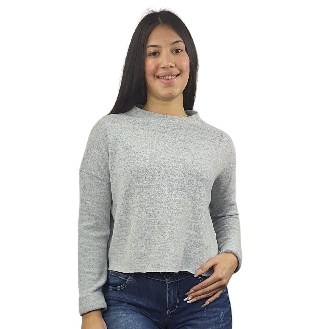 Sweater Vero Moda Gris Claro Style ALLON L/S TOP(NL)