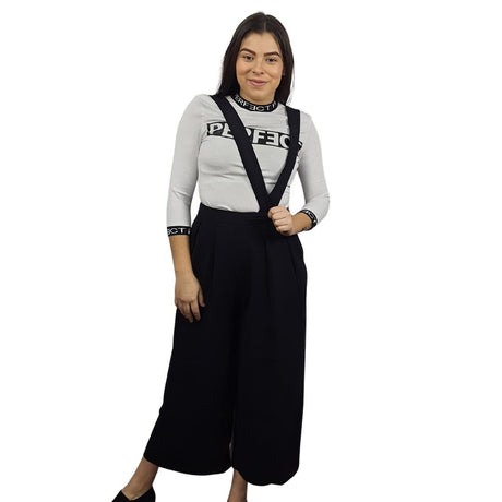 Pantalon Vero Moda Negro Style SIRIUS SEOUL 7/8 LOOSE PANTS(PM-ET-3)
