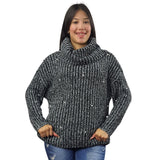 Sweater Vero Moda Negro Style FLUFY L/S KNIT(DR)