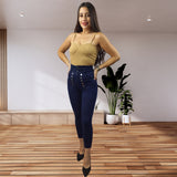 Jeans Vero Moda Azul Oscuro Style LEADING 9/10 HW X-SLIM JEANS(DR)