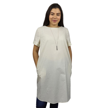 Blusa Vero Moda Blanco Style FRESSIA S/S LONG TOP(VMC-NE-EC-2)