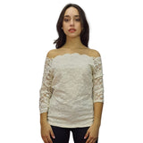 Blusa Vero Moda Beige Style RETAIL NICOLA  3/4 JERSEY TOP(BN)