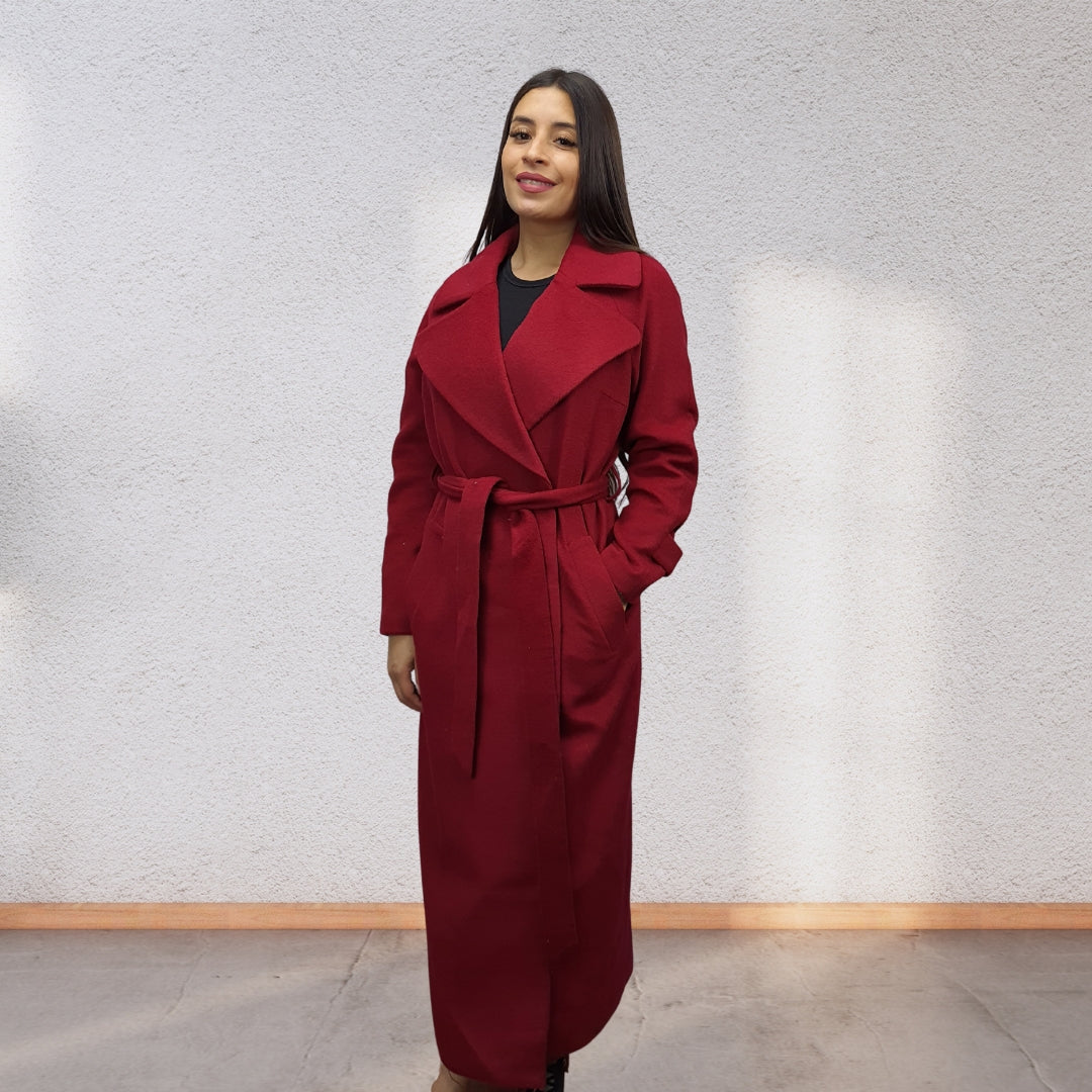 Blazer Vero Moda Burdeo Style CARO L/S WOOL COAT(NL)