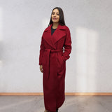 Blazer Vero Moda Burdeo Style CARO L/S WOOL COAT(NL)