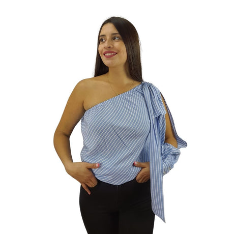 Blusa Vero Celeste Style Moda FARIY ONE SHOULDER S/L TOP(FL)