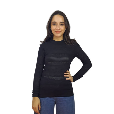Blusa  Vero Moda Negro  Style MASAI L/S KNIT(EL)