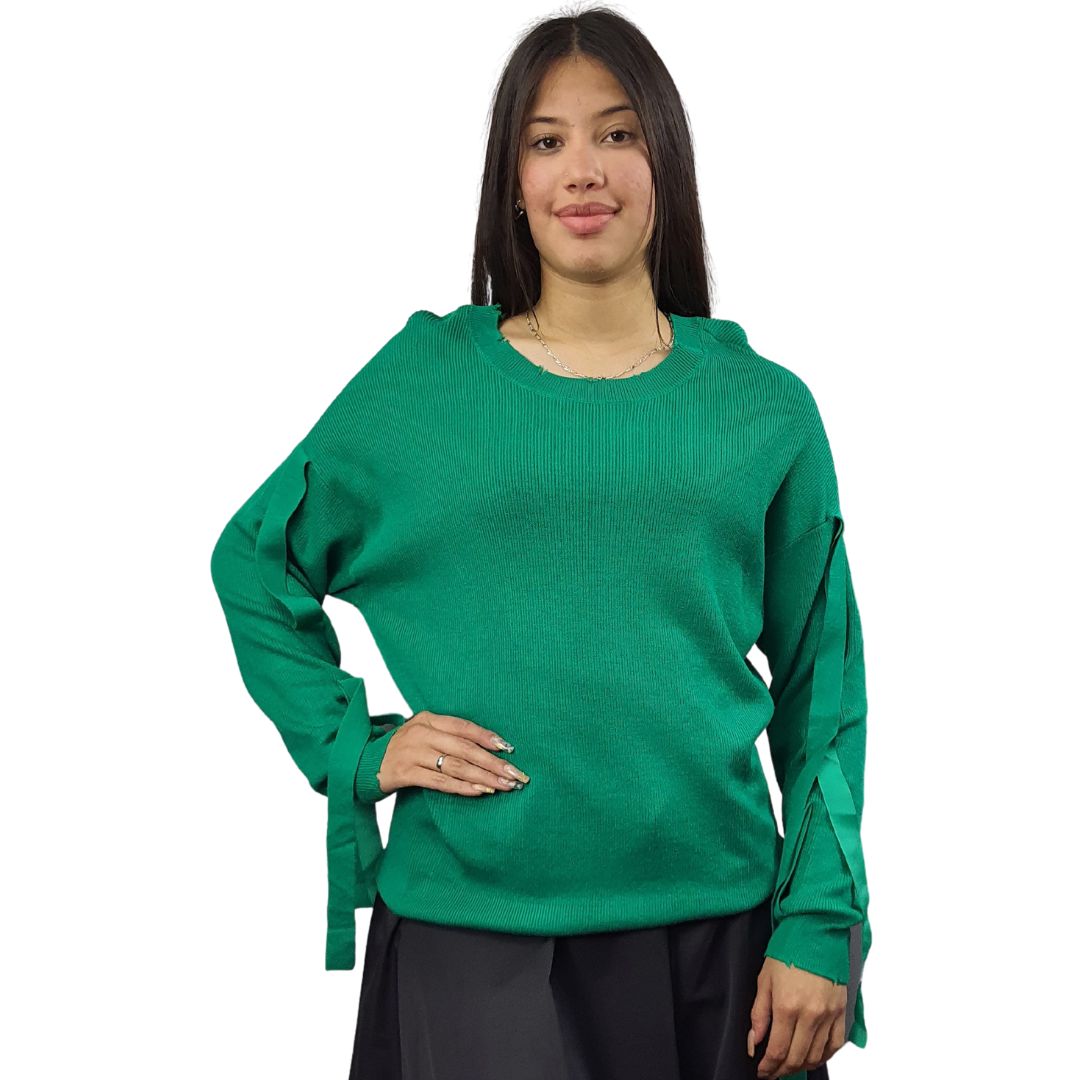 Sweater Vero Moda Verde Style IBIS L/S KNIT(LL)