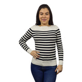 Blusa Vero Moda Blanco Style CHERRY L/S KNIT(UM)