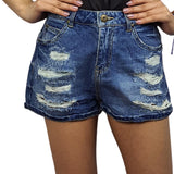 Short Vero Moda Azul Claro Style LUCKY MW DENIM SHORTS(CR)