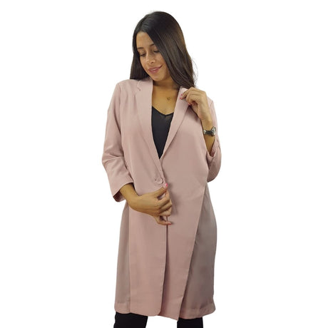 Blazer Vero Moda Rosa Vieja Style CHEESE 3/4 BLAZER(VMC-MP)