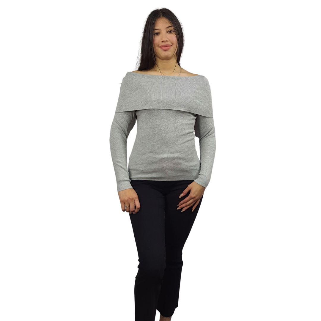 Blusa Vero Moda Gris Style EMILY 9/10 KNIT(BT)