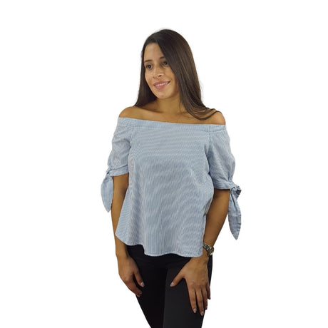 Blusa  Vero Moda Azul  Style RICE DENIM TOP(TP)
