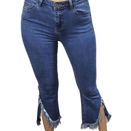 Jeans Vero Moda Azul Style MODEST BAMBOO 9/10 MW SB JEANS(NR)
