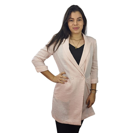 Blazer Vero moda Rosado Style OCEANUS 3/4 BLAZER(VMC-MP)