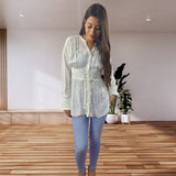 Blusa Vero Moda Blanco Style SILHOUETTE L/S SHIRT(SL)