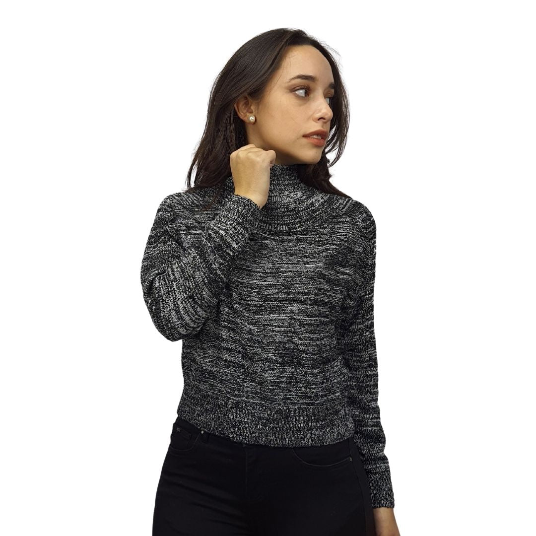 Blusa Vero Moda Negro Style SASHA L/S KNIT(NL)