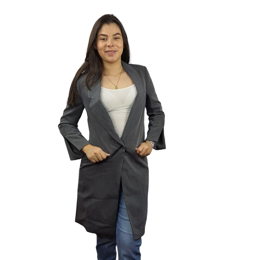 Blazer Vero Moda Gris Style CAROLA L/S BLAZER(EL)