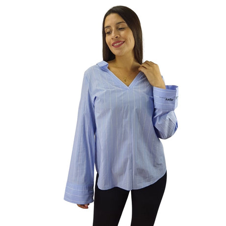Blusa Vero Moda  Celeste Style  TATE STRIPE L/S TOP(SL)
