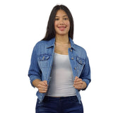 Chaqueta Vero Moda Azul Style SPROUT DONA 3/4 DENIM JKT(NL)