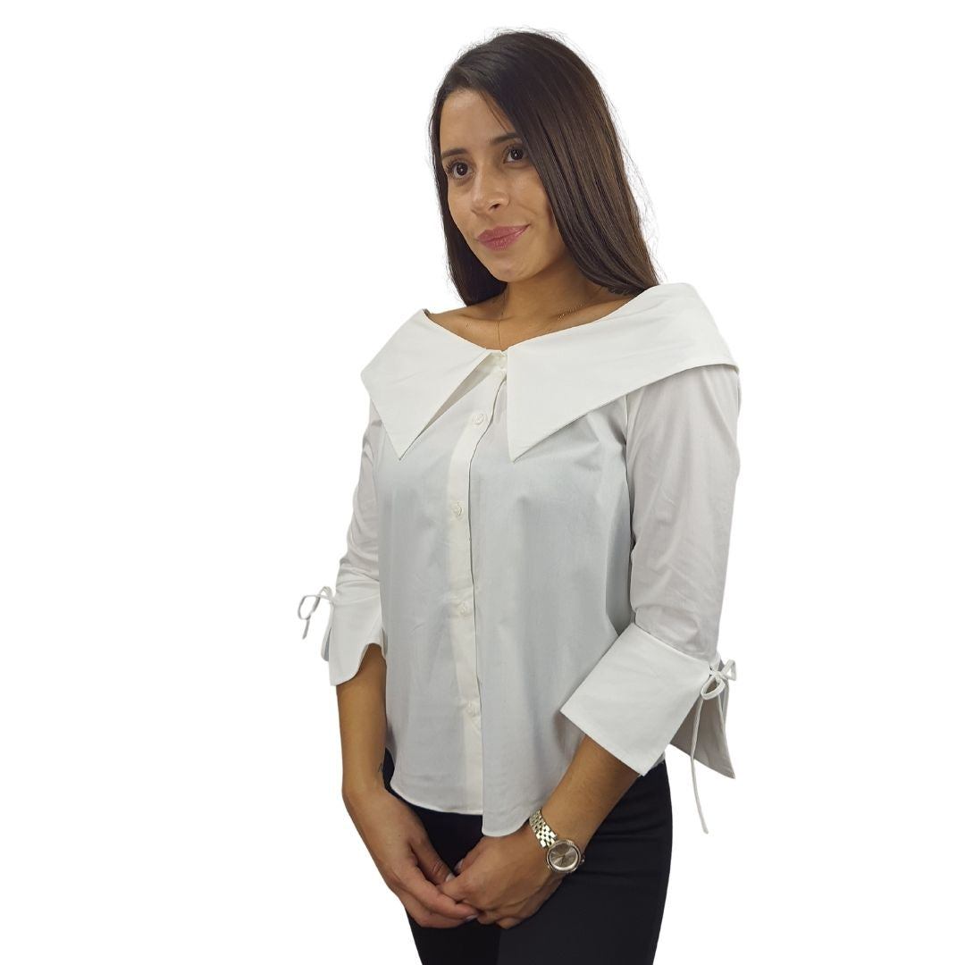 Blusa Vero Moda Blanco Style DAGMAR LOVE 3/4 SHIRT(VMC-NC)