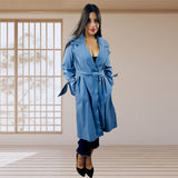 Blazer Vero Moda Azul Claro Style LULU L/S COAT(LL)