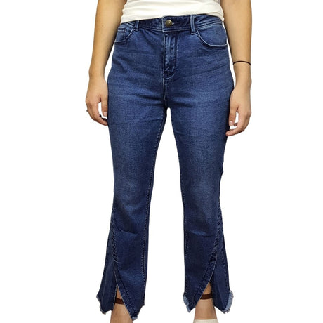 Pantalon Vero Moda Azul Oscuro Style JEFF 9/10 MW MB JEANS(NC)