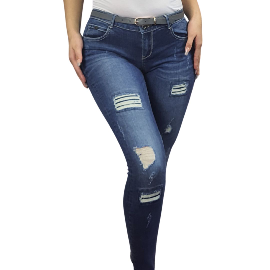 Jeans Vero Moda Azul Style ADMIT X-SLIM JEANS(MW-ET-2)