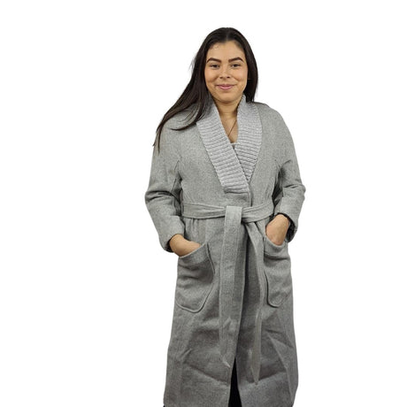 Blazer Vero Moda Gris Style RIB L/S WOOL COAT(VMC-NL)