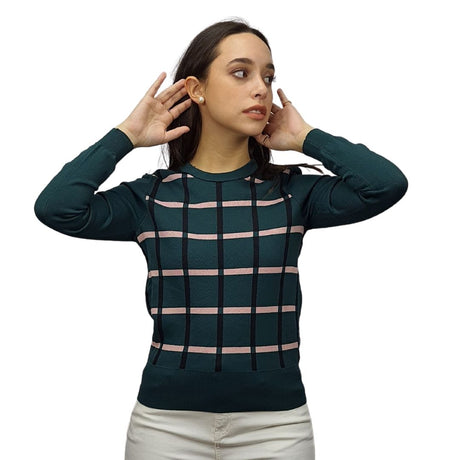 Sweater  Vero Moda Verde  Style GUM L/S KNIT SET(MW-ET-1)