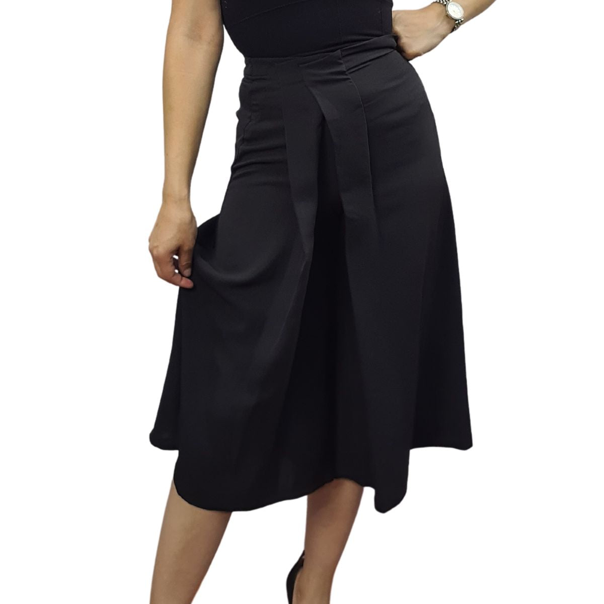 Pescador Vero Moda Negro Style KATHY 3/4 WIDE PANTS(VMC-NC)