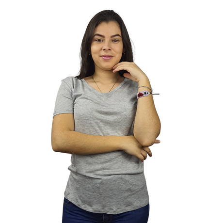 Polera Vero Moda Gris  Style EC BASIC S/S TOP(NE)