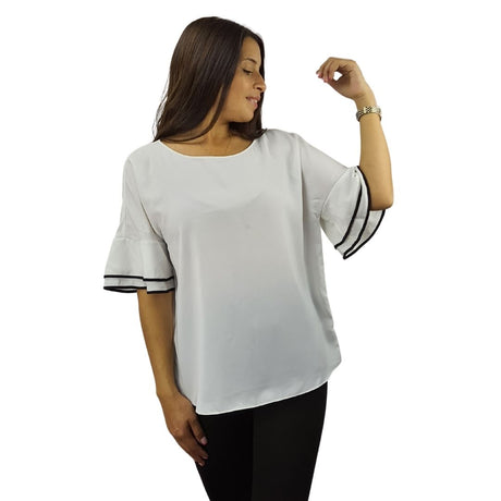 Blusa Vero Moda Blanco Style WEDDY 1/2 TOP(VMC-TP)