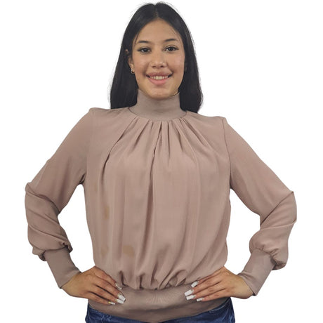 Blusa Vero Moda Rosa Vieja  Style ROSTOV SOLID L/S TOP(RN)
