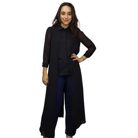 Blusa Vero Moda Negro Style ELLE 3/4 SHIRT(RN)-OR