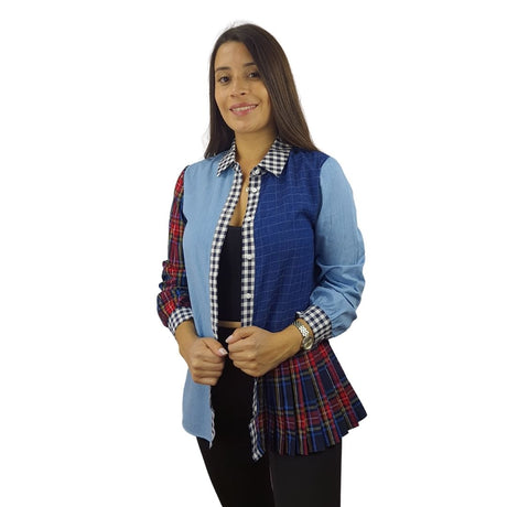 Camisa Vero Moda Azul  Style LIDIA L/S DENIM SHIRT(DR)