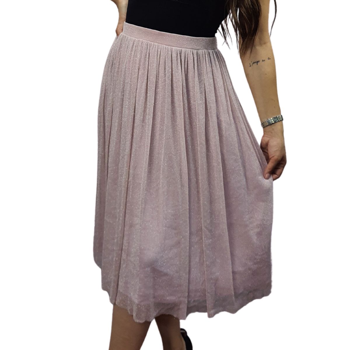 Falda Vero Moda Rosa Vieja Style LESLEY JERSEY SKIRT(NR)