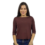 Blusa Vero Moda Marron Style MAYDAY 3/4 KNIT(VMC-BT)