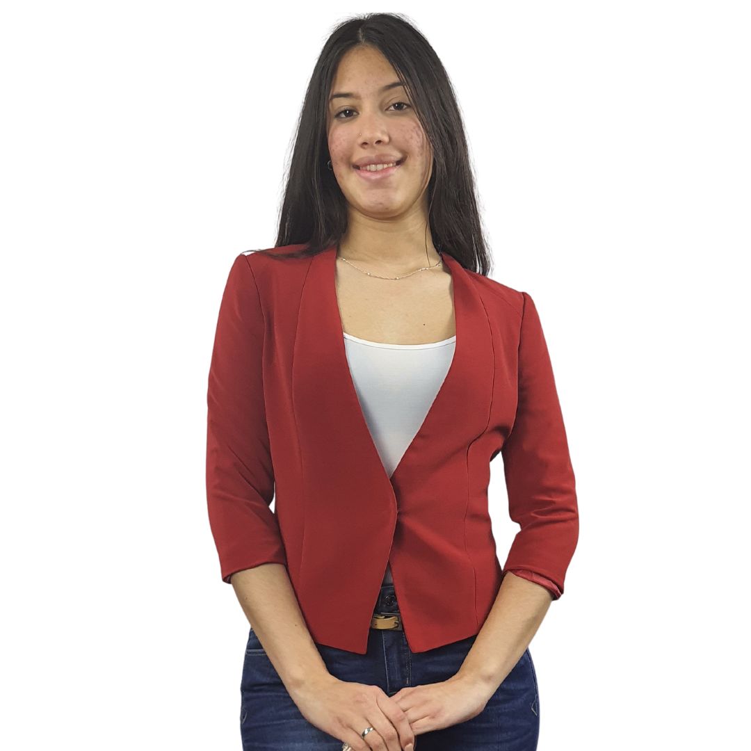 Blazer Vero Moda Burdeo Style AMANDA 3/4 BLAZER(VMC-NN)