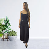 Pantalon Vero Moda Negro Style FLAVOURED WIDE PANTS(RN)