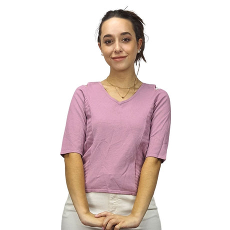 Blusa Vero Moda Lila Style GRAPE 1/2 KNIT(NL)