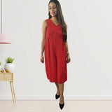 Entero Vero Moda Rojo Style BECK 7/8 LOOSE CATSUIT(TP-ET-3)