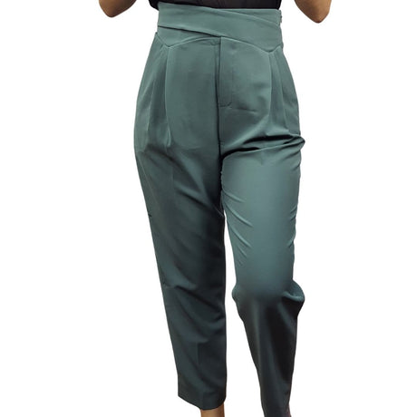 Pantalon Vero Moda Verde Style GEMMA 7/8 SLIM CARROT PANTS(VMC-NE-ET-2)