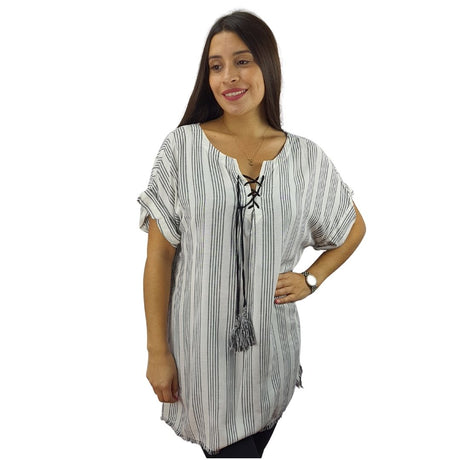 Blusa Vero Moda Blanco Style HAMM S/S TOP(SL)