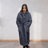 Tapado Vero Moda Gris Style SMOOTH 9/10 WOOL COAT(VMC-NL)