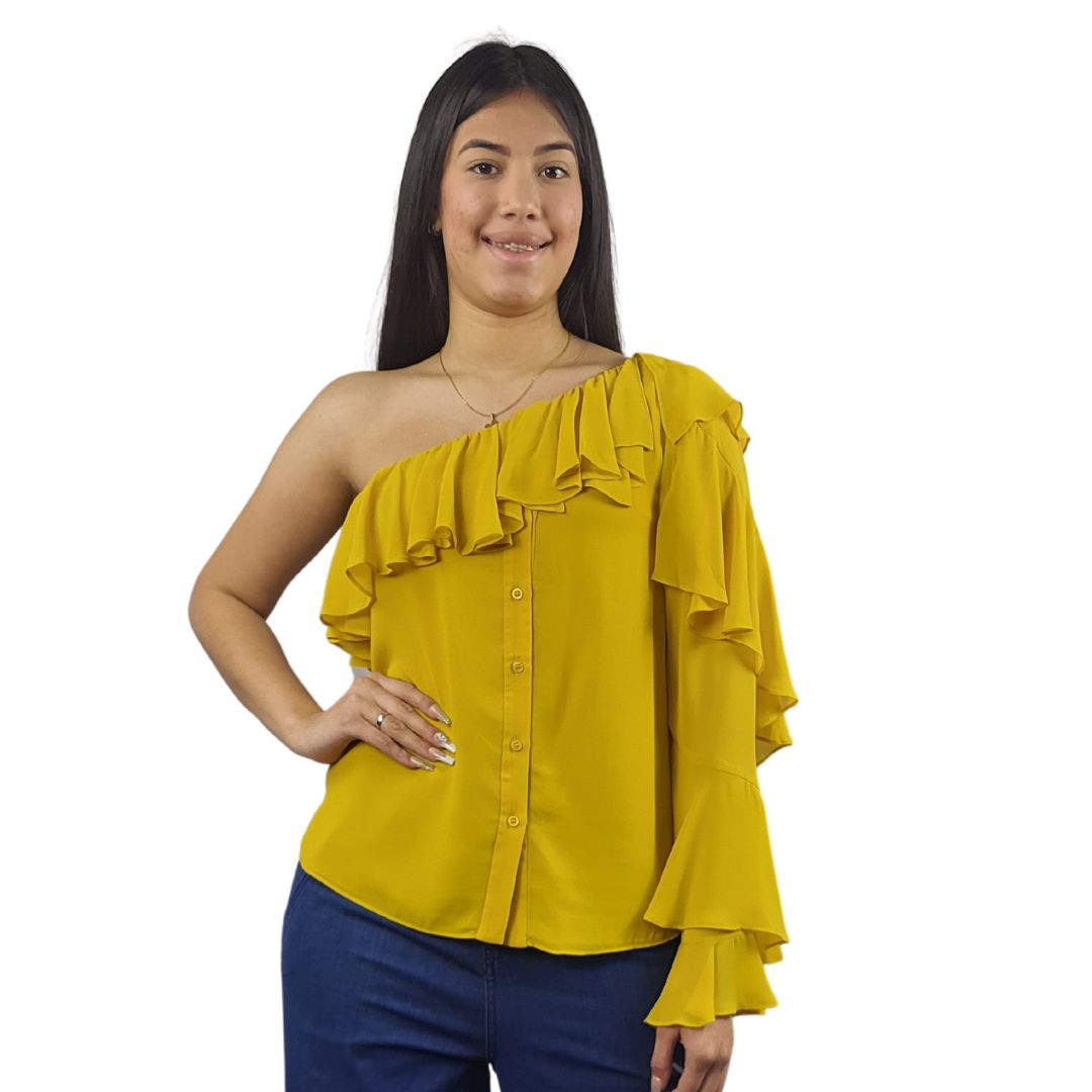 Blusa Vero Moda Amarillo Style DARYAN SOLID L/S SHIRT CL1(BJ)
