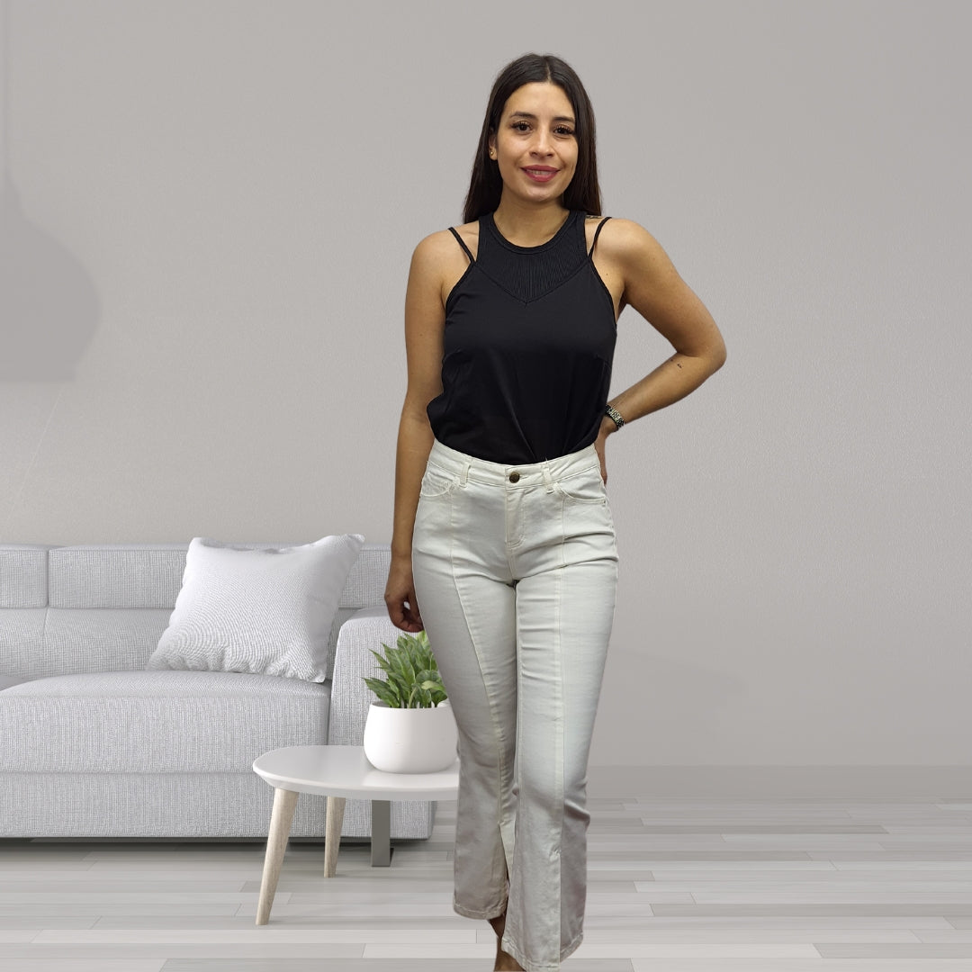 Jeans Vero Moda Blanco Style EMMA 7/8 SB JEANS(NN)