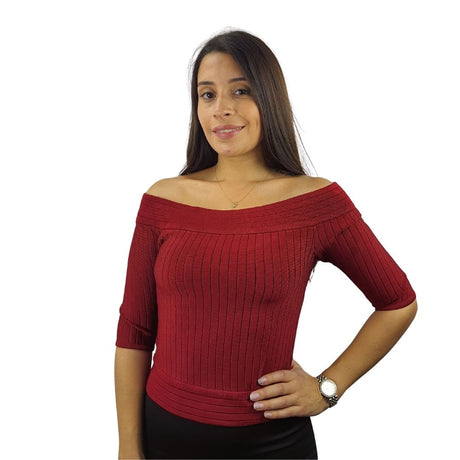 Blusa Vero Moda Vino Style SIX 1/2 KNIT(VMC-CR)