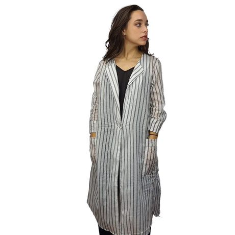 Blazer Vero Moda Blanco Style NORA 3/4 BLAZER(VMC-NE-CT-2)